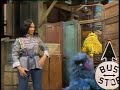 Classic Sesame Street Herry Monster Waits For Buffy At The Bus Stop 1976
