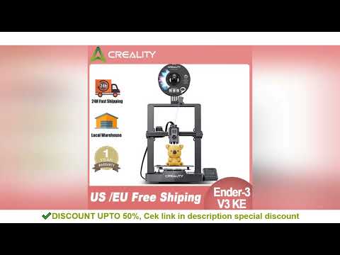 Creality Ender-3 V3 KE 500mm/s Fast Printing Speed Self-test with One Tap X-Axis Linear Ra