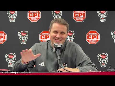 NC State basketball coach Will Wade press conference after win over Syracuse - 1.27.26