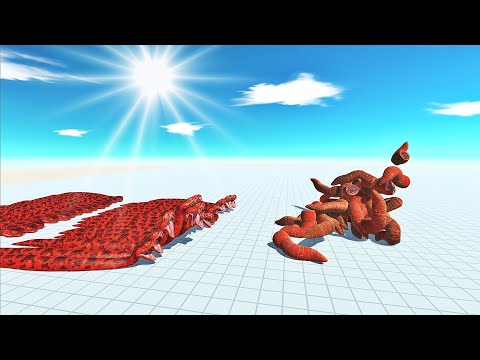 Reptiles Army VS Giant Invertebrates Army | Epic Battle | Animal Revolt Battle Simulator ARBS HD