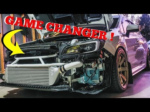 WRX get's *FRONT MOUNT INTERCOOLER*