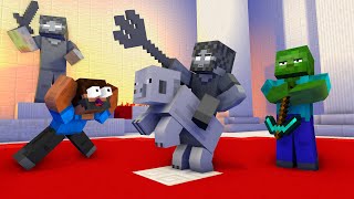 Monster School : Sculpting Challenge - Minecraft Animation