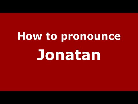 How to pronounce Jonatan (Indonesia/Indonesian) - PronounceNames.com
