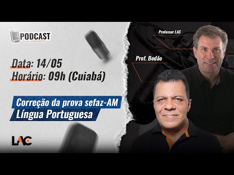 Papo de Concurseiro - Correção da prova SEFAZ-AM - Língua Portuguesa
