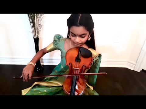 Kaakum Vadivel#Vanna Mayil Erum#Violin Cover by Ayushi Reagan