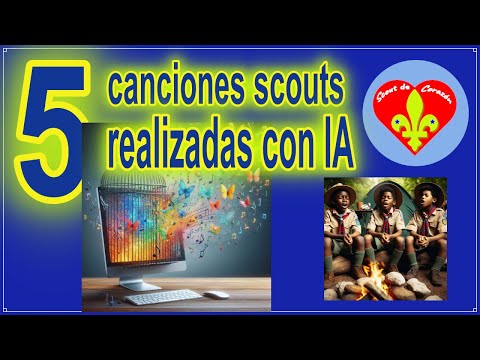 cinco canciones Scouts compustas con IA