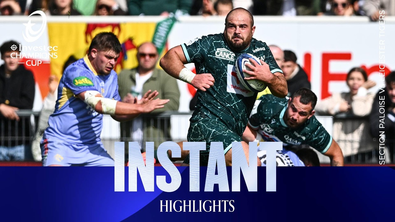Instant Highlights - Section Paloise v Leicester Tigers | Investec Champions Cup 2026/27