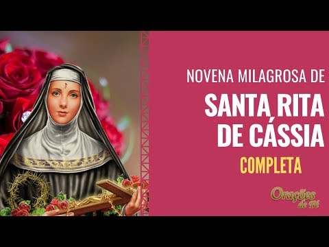 Novena Milagrosa de Santa Rita De Cássia  🙏 COMPLETA