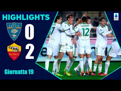 Lecce vs Roma 0-2 Highlights Goals | Serie A 2025 | roma lecce