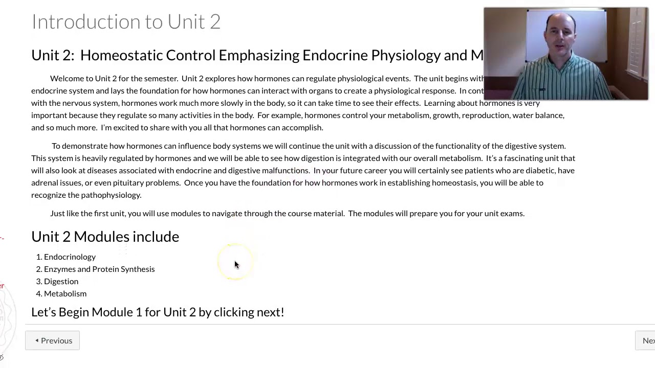 Welcome to Unit 2 Biology 22