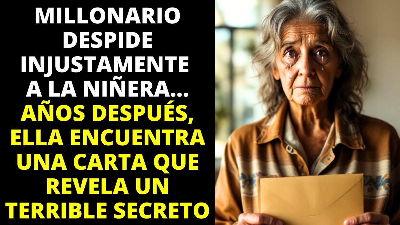 MILLONARIO DESPIDE INJUSTAMENTE A LA NIÑERA… AÑOS DESPUÉS ENCUENTRA UNA CARTA QUE REVELA UN SECRETO.