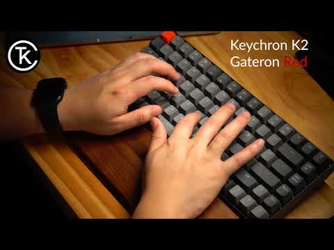 Keychron K2 White LED Gateron Red Switch