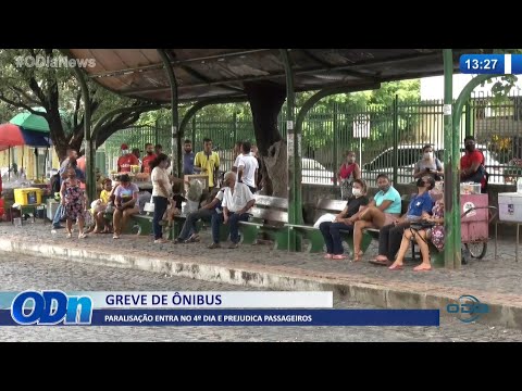 Paralisação do transporte coletivo entra no 4º dia e prejudica passageiros 24 03 2022