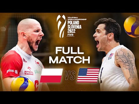 Poland 🇵🇱 vs. USA 🇺🇸 - Quarter Final | Men's World Championships 2022 | Full Match - Volleyball