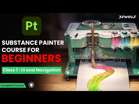 Substance 3D Painter Tutorial | 1. UI and Navigation