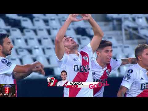 LATE GOAL of Camilo Mayada (River Plate ARG) at 86 v Flamengo ／ Libertadores 2018 GS MD1