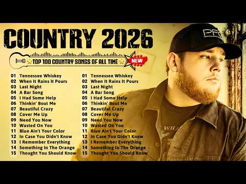 Country Music Playlist 2026 - Luke Combs, Morgan Wallen, Chris Stapleton, Jason Aldean, Luke Bryan