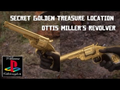 Secret Ottis Miller Revolver - RARE GOLD REVOLVER -RDR2- LOCATIONS!!-Red Dead Redemption 2