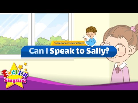 [Telephone Conversations] Can I Speak to Sally? - Easy Dialogue - Role Play