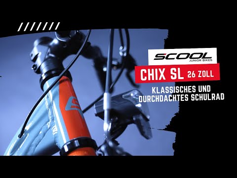 S'COOL chiX SL 26 Zoll - klassisches & durchdachtes Schulrad