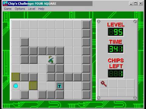 Chip's Challenge 1 Level 95 (Four Square) - 335 seconds