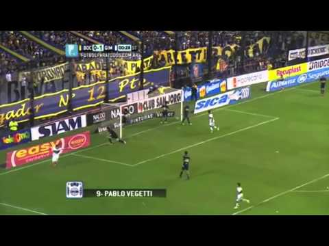 Boca 0 - Gimnasia 2 Goles del Partido / Fecha 19 Torneo Transición 2014