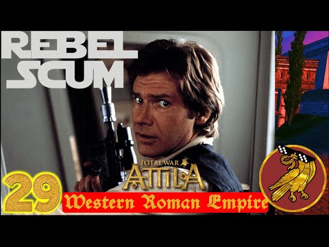This is Total War: Attila: Legendary: Western Roman Empire #29 Rebel Scum #totalwar