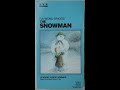 Opening To The Snowman 1989 VHS Redone With Capture Card