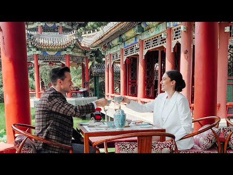 O chá da tarde mais bonito da China