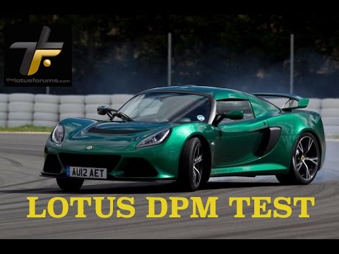 Lotus DPM (Dynamic Performance Management) track test.