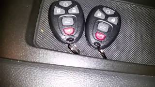 2008 GMC Yukon Keyless Remote Programing