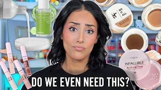MAKEUP & SKINCARE YOU MAY NOT EVEN NEED! TRY-ON | REVIEW