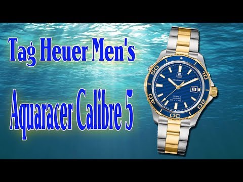 TAG HEUER AQUARACER Calibre 5 Stainless & Gold