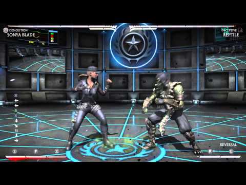 Sonya MKX Demolition sweep/shock grenade safe-on-block