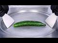 Cucumber Ice Cream Rolls ASMR