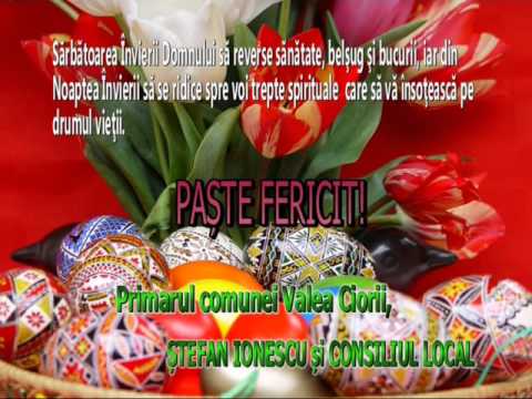 Felicitare Primaria Comunei Valea Ciorii