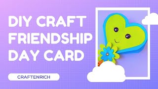 Friendship day craft ideas easy | 2021 Diy Craft Card.