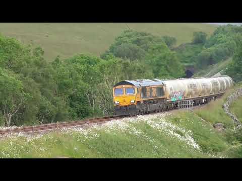 66704 6c00 Clitheroe Castle Cement - Carlisle Yard, 2nd July 2021