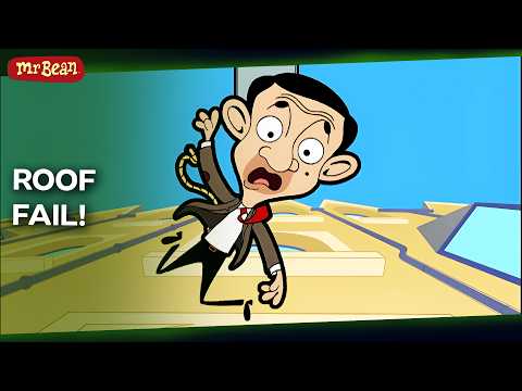 Mr Bean Falls Off The Roof! | Season 1 Episode 23 | Mr Bean - Cartoons for Kids