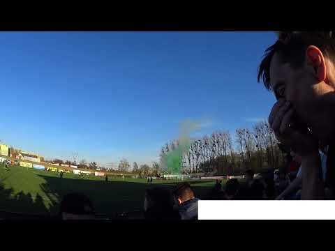 Kibice Szombierek Bytom podczas meczu Ruch Radzionków Szombierki Bytom