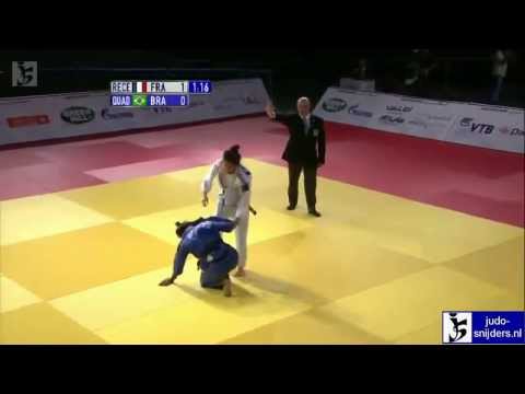 Judo 2012 Grand Abu Dhabi: Receveaux (FRA) - Quadros (BRA) [-57kg] semi-final
