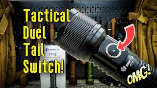 Dual Power Unleashed: Brinyte PT16 Compact Flashlight's Tactical Tail Switch and Brightness