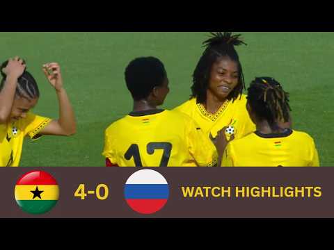 GHANA VS RUSSIA(4-0)-PINK LADIES CUP-GOALS&HIGHLIGHTS