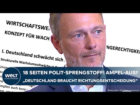 AMPEL AM ABGRUND: Scheidungs-Papier! Damit stellt Christian Lindner Scholz und Habeck ein Ultimatum