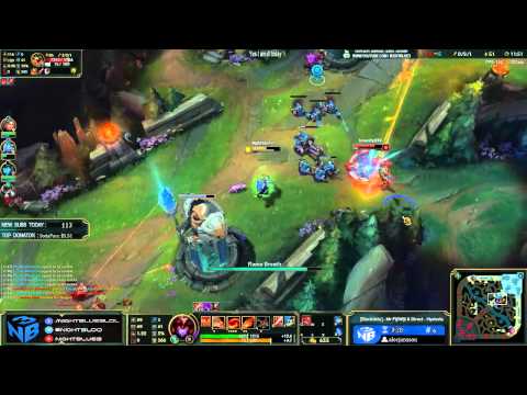 Nightblue3 - Shyvana vs Elise Jungle - League of Legends