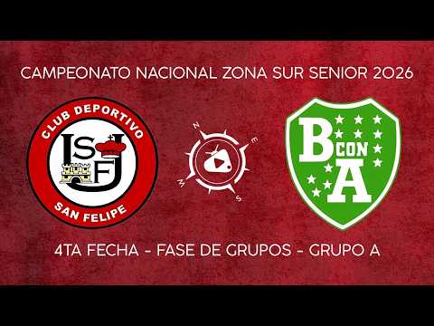 CAMPEONATO NACIONAL ZONA SUR SENIOR 2026 | U. SAN FELIPE V/S CD. BAQUEDANO | (17/02/2026)