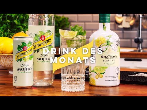 Schweppes Drink des Monats Juli - White Port Mojito