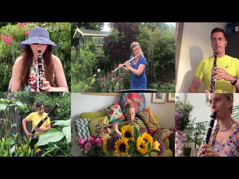 Wind sextet plays Flight of the Bumblebee #RPOatHome