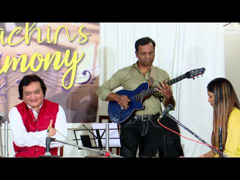 Nile nile ambar par chand jab aaye on Harmonium by Sachin Jambhekar