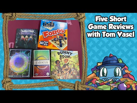 Five Short Game Reviews - with Tom Vasel